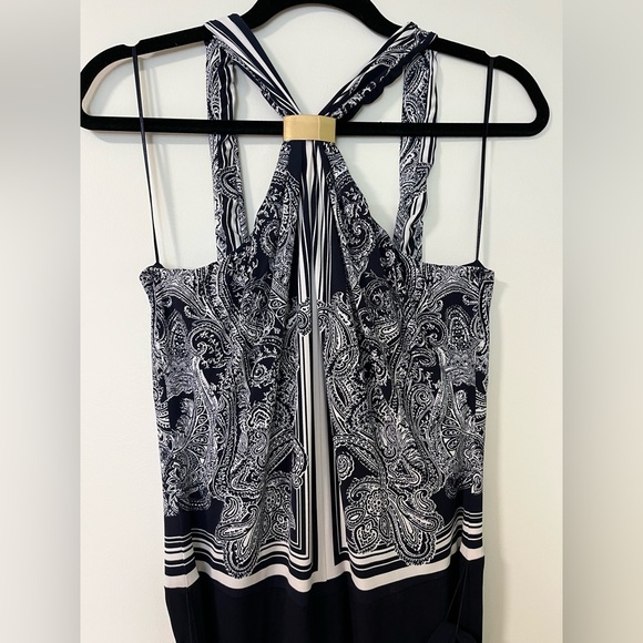 NWT Cache Paisley Wide Leg Jumpsuit Size 6 - Picture 2 of 13